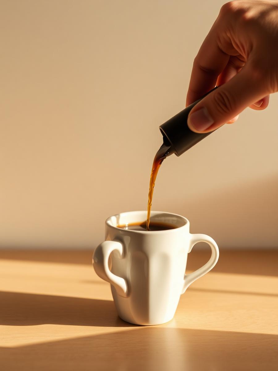 Espresso being poured